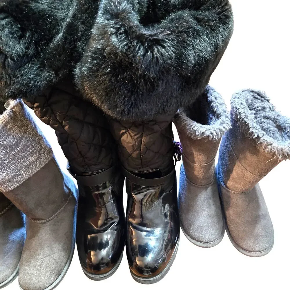 8 Women's Ankle Boots Chelsea Snow Combat Bulk Wholesale Resell Shoe Lot of